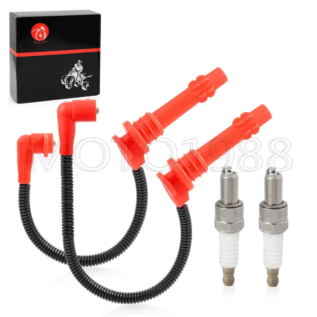 Spark plug Wire Cap w/ Spark plug for Polaris RZR XP 4 Trail S 1000 (2014–2023)