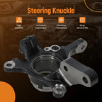 Front Right Steel Knuckle w/ABS for Subaru Legacy (1996-1999)