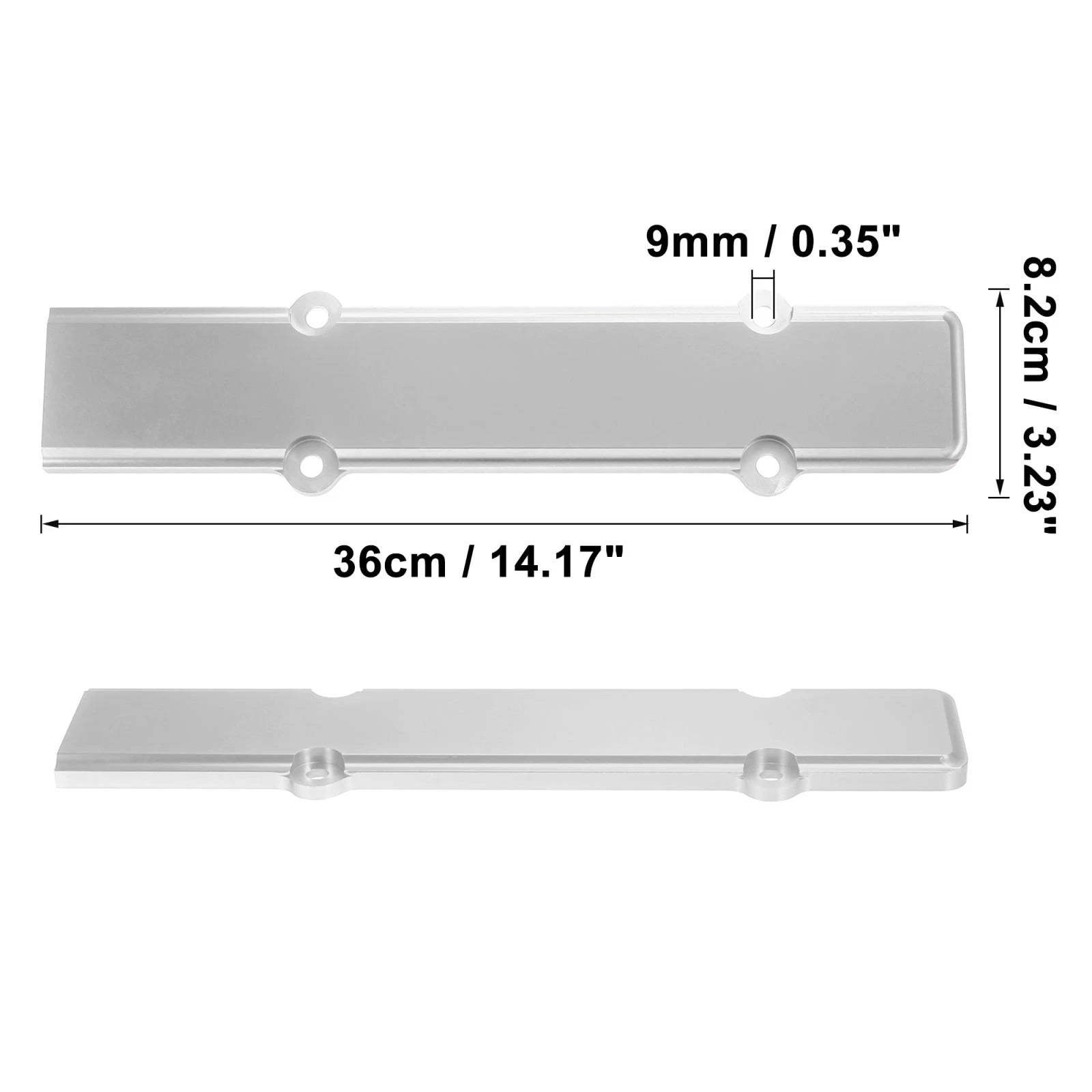 Silver Tone Engine Valve Spark Plug Cover for Honda B16 B18 VTEC 