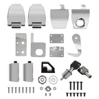 Chrome Hardware Latches Hinges Lock for Harley King Tour Pack (2006–2013)