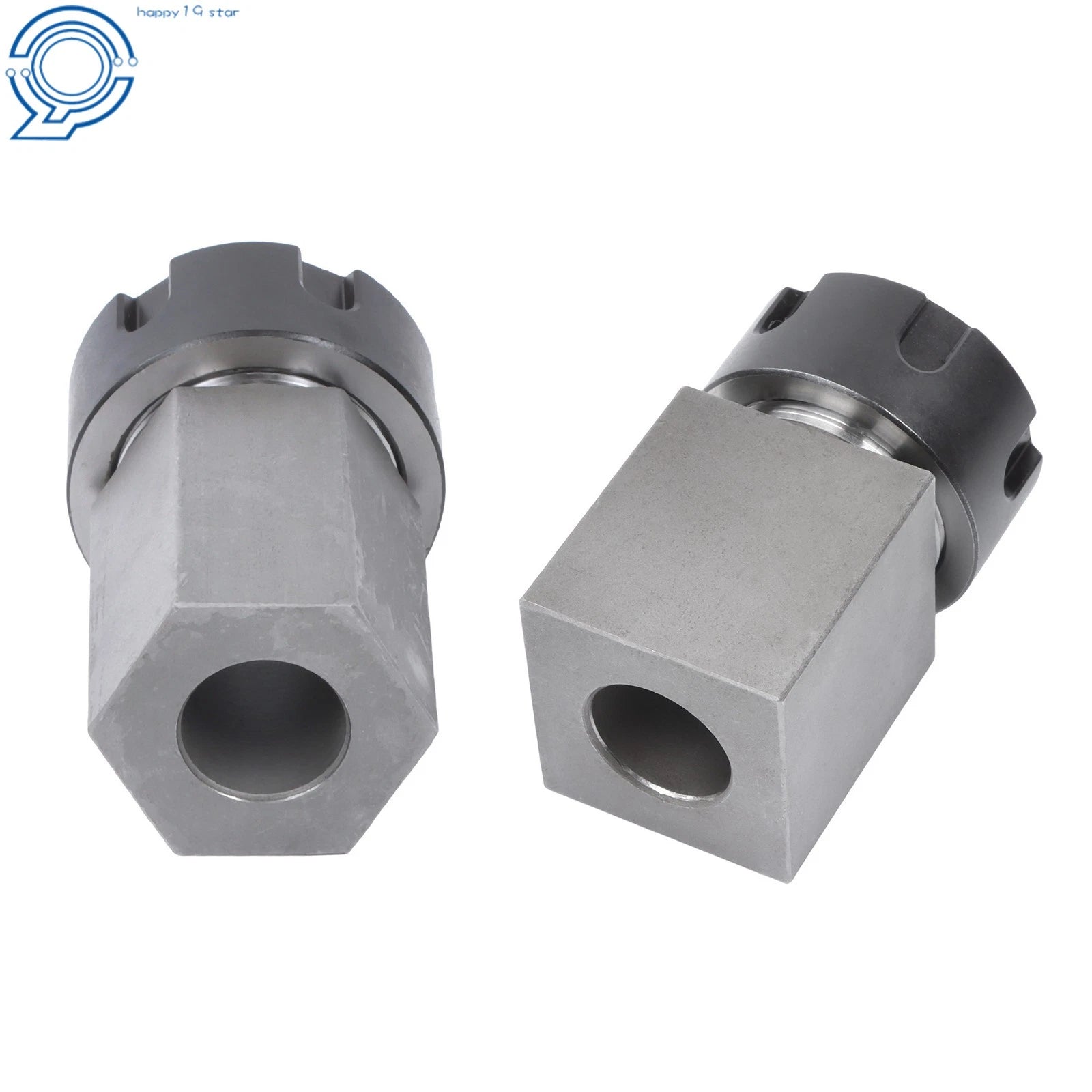 Complete Collet Block Set for ER-25 (Hex & Square Shapes)
