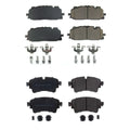 PowerStop Z17 Low-Dust Ceramic Disc Brake Pads Kit for Audi RS5 S4 S5 SQ5 (2013–2021)