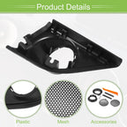 A Pillar Door Tweeter Speaker Cover Trim for Honda CR-V (2017-2019) Black