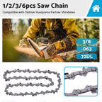 Chainsaw Chain 3/8 .063 72DL Semi Chisel for Husqvarna Stihl