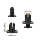 Set of 20 Plastic Expanding Rivets 07130702966 for BMW Mini Cooper (E81 E82)