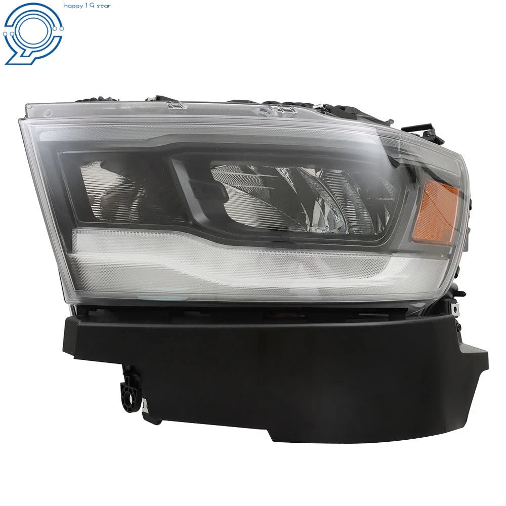 Full LED Headlight for Dodge Ram 1500 (2019-2023) Black Driver Left Side