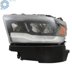 Full LED Headlight for Dodge Ram 1500 (2019-2023) Black Driver Left Side