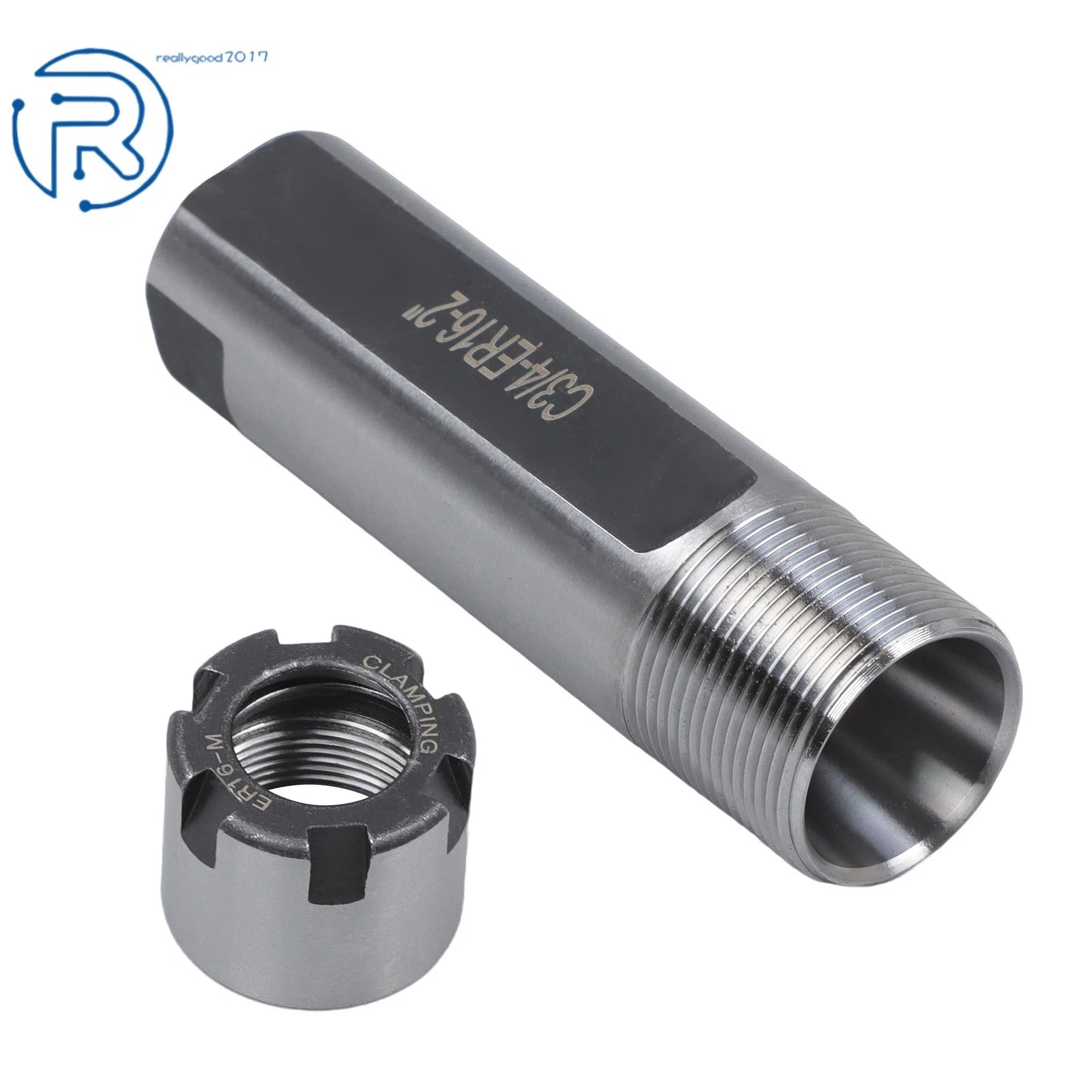 2" ER16 Collet Chuck for Extended Tool (3/16-3/8")