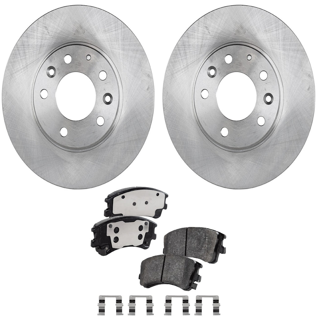 Front Brake Disc Rotors and Pads Kit for Mazda 6 (2003–2005)