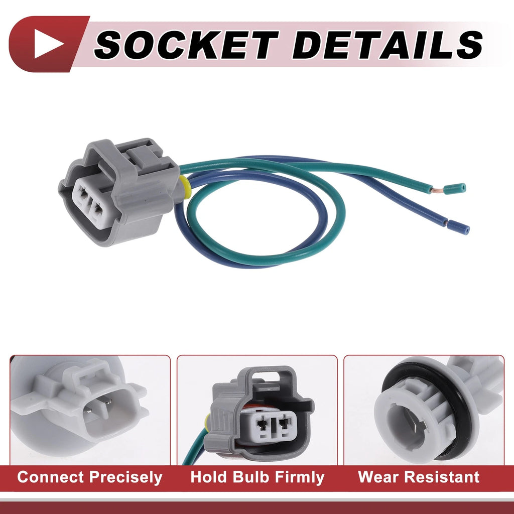 Front Turn Signal Lamp Socket Wiring for Toyota Celica (2000–2005) No. 9007560006