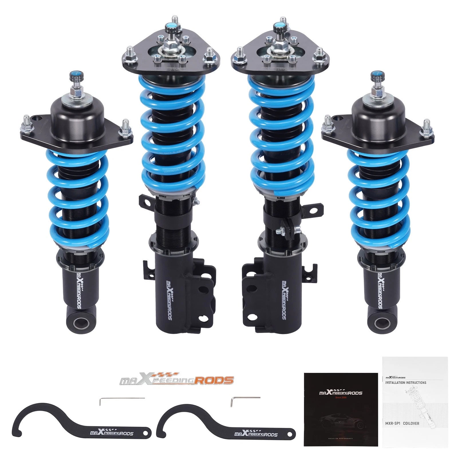 24 Level Adjustable Coilover Struts for Toyota Corolla (2003–2008)