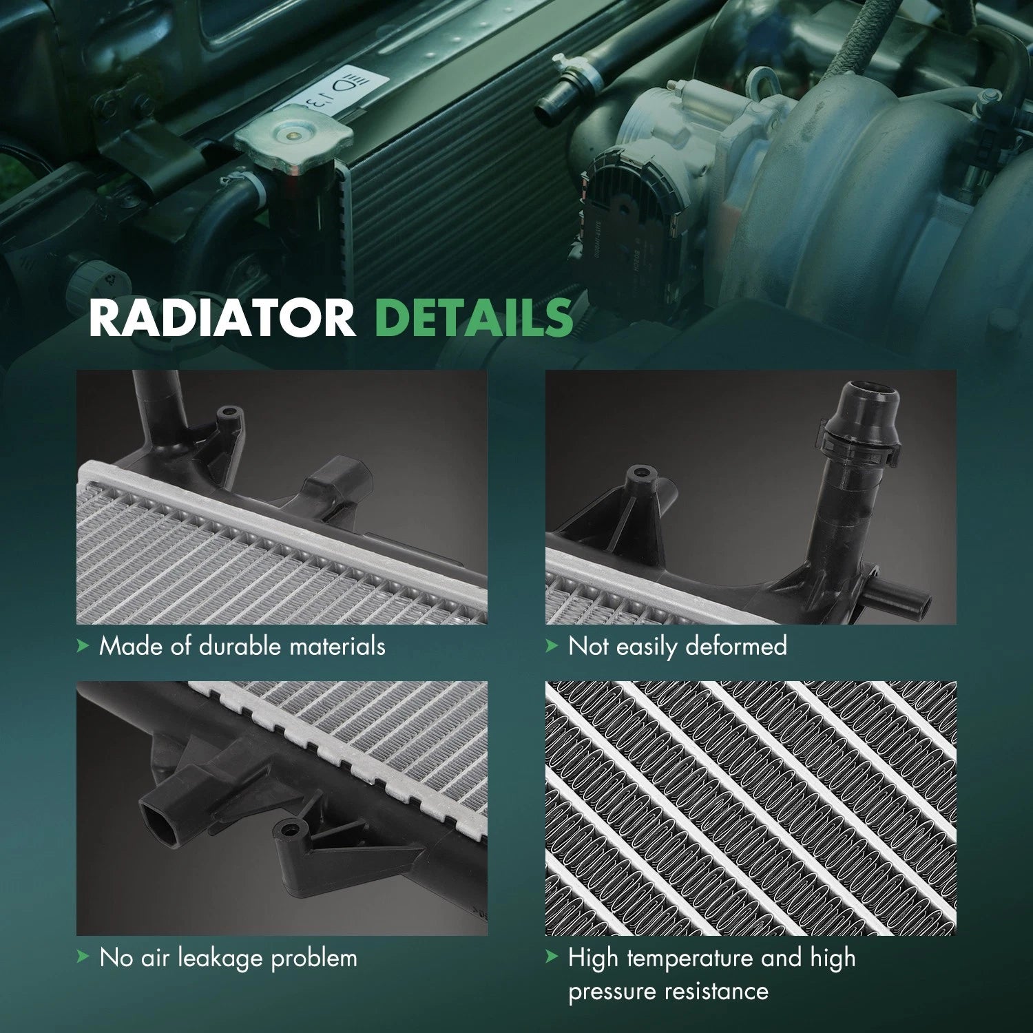 Radiator for Volkswagen Passat Jetta (2012–2016)