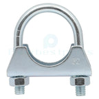 1.25" U-Bolt Uclamp Muffler Saddle Exhaust Pipe Clamp for Universal Fit