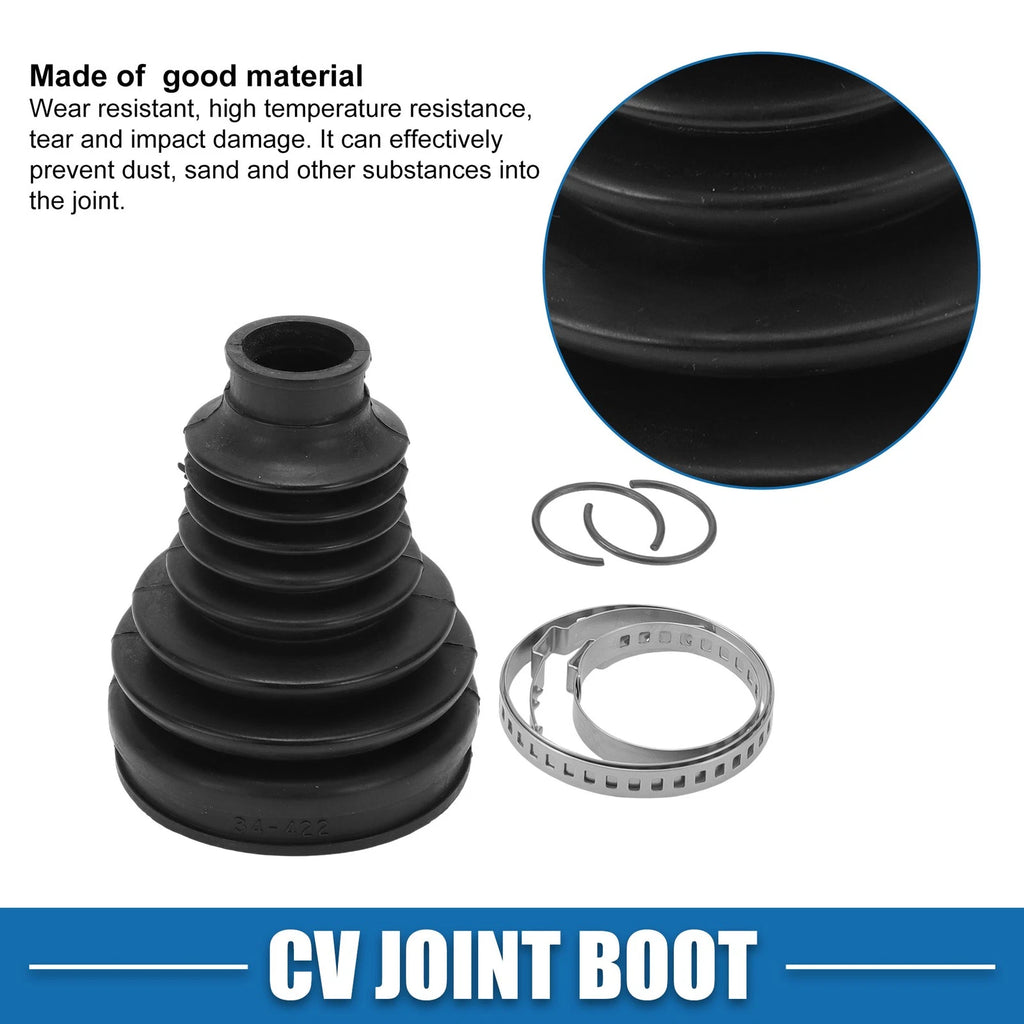 Inner CV Joint Boot Kit w/ Clamps for Audi A4 A5 (2009–2016) 8K0498201B