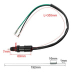 Rear Brake Light Switch Kit for Motorcycle ATV Dirt Bike (Direct Replacement)