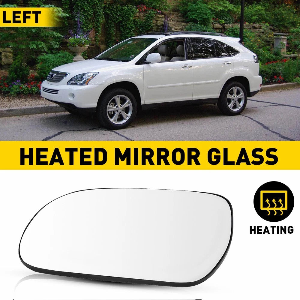 Power Heated Left Mirror Glass for Lexus RX300 RX330 RX350 RX400H (2004–2009)