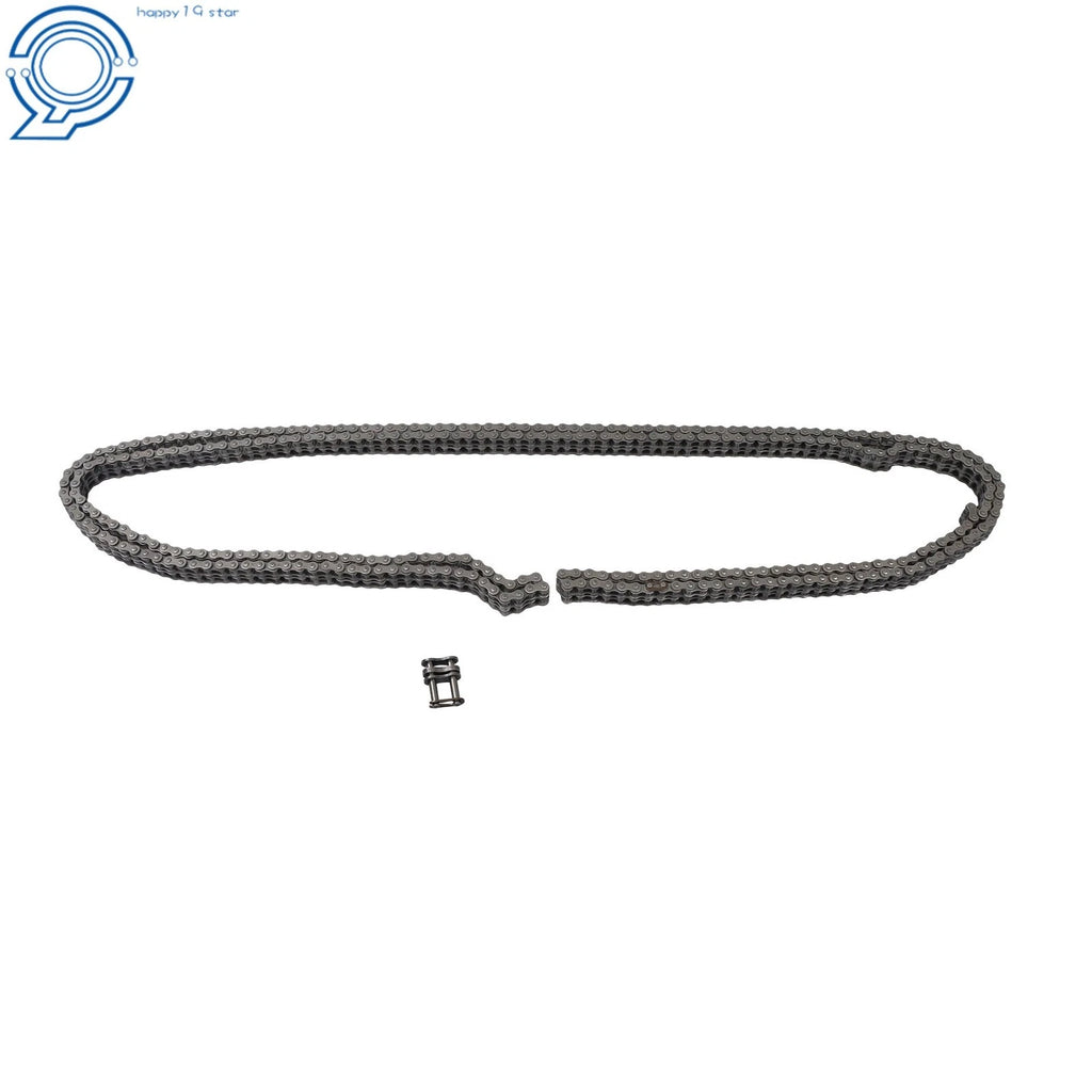 Duplex Roller Chain 10 FT Kit with 2 Master Links for Power Transmission