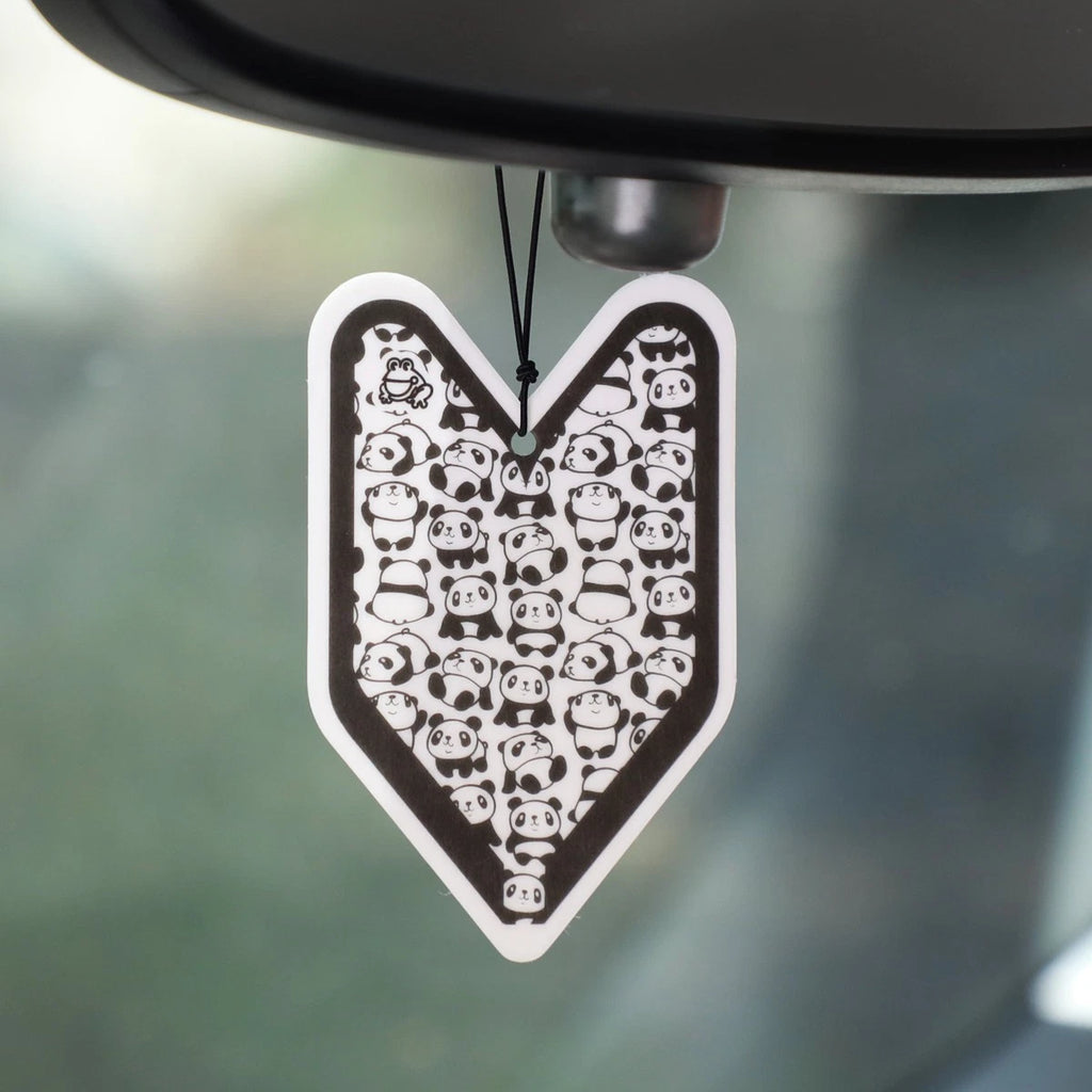 Hanging Air Freshener for Car Office - Tree Frog Wakaba Young Leaf Lemon Squash