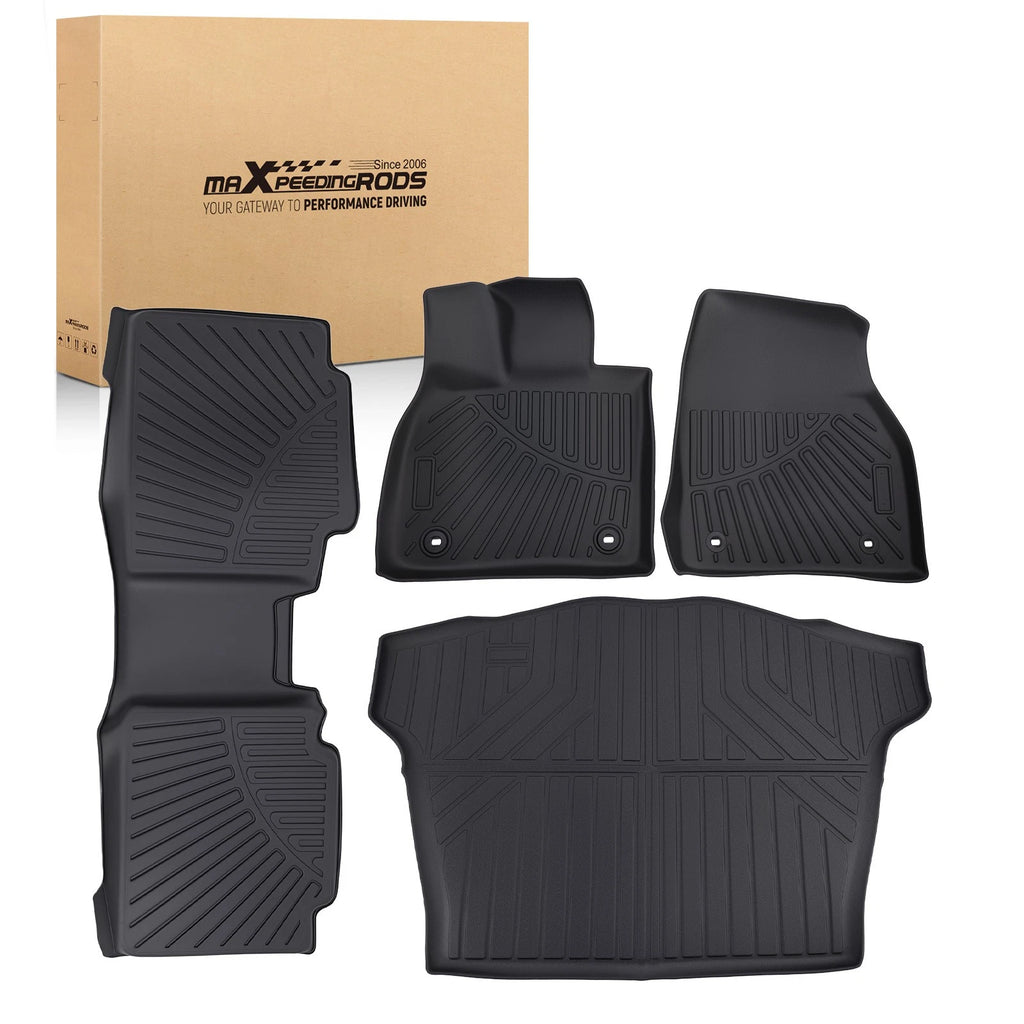 Set of 4 Carpet Floor Mats for Subaru Solterra (2023–2025) Waterproof TPE