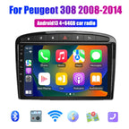 9'' Wireless Carplay Android Auto Head Unit for Peugeot 308 (2008-2014)