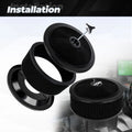 Air Cleaner Kit with Chrome Lid for Universal Fit (14" x 5")