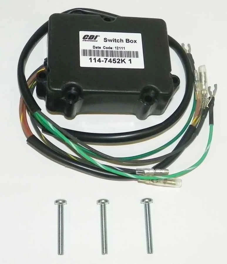 Switch Box for Mercury 6-35 Hp 2 Cylinder (1984–1995) - 114-7452K 1