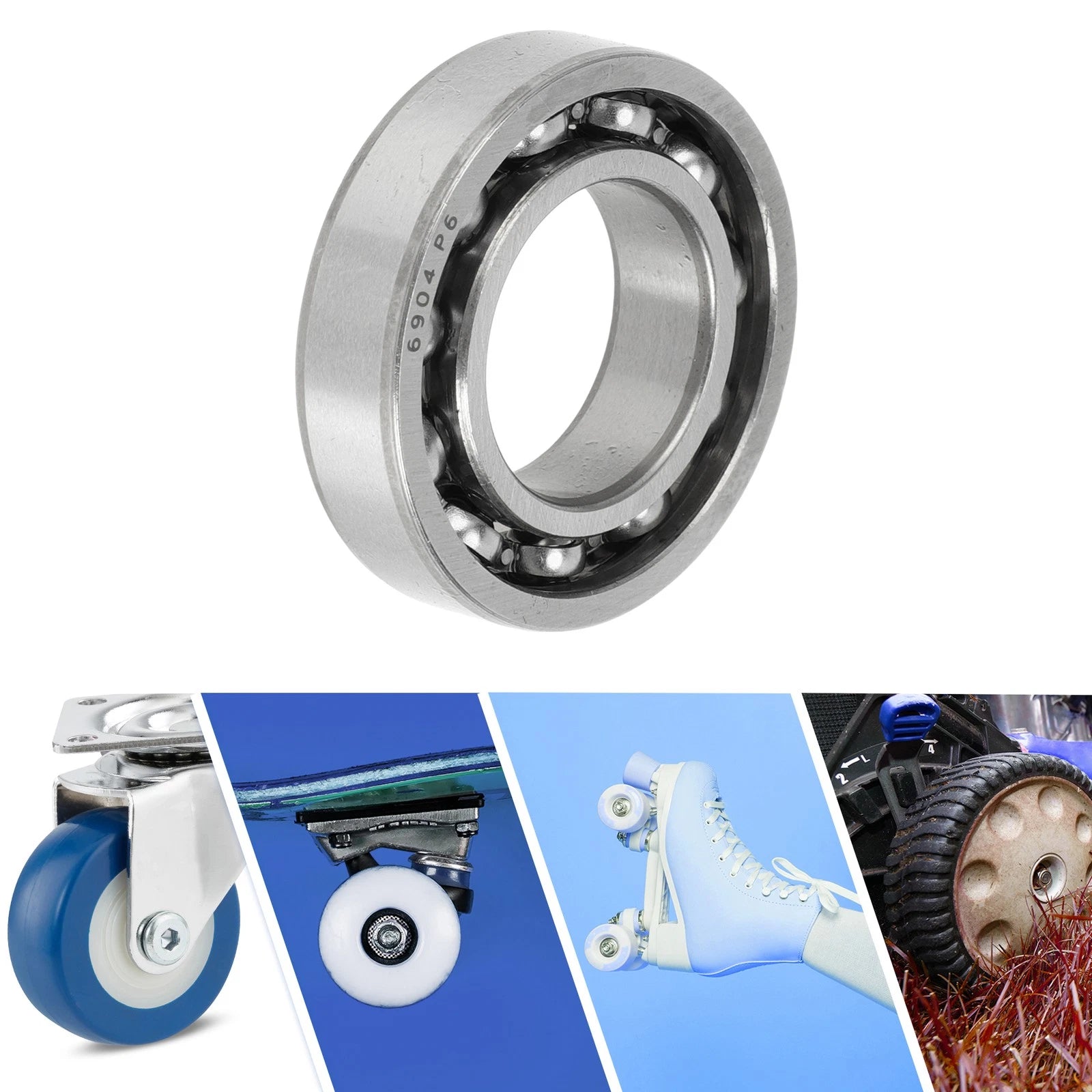 Deep Groove Ball Bearing 20x37x9mm for Scooter Skateboard (N/A)