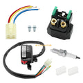 Start Stop Switch & Starter Relay Plug Spark Kit for Yamaha Kodiak 400 (2000–2001)