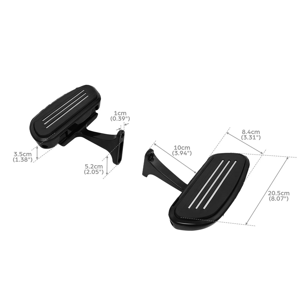 Passenger Floorboards for Harley Touring (1.25" Highway Pegs)