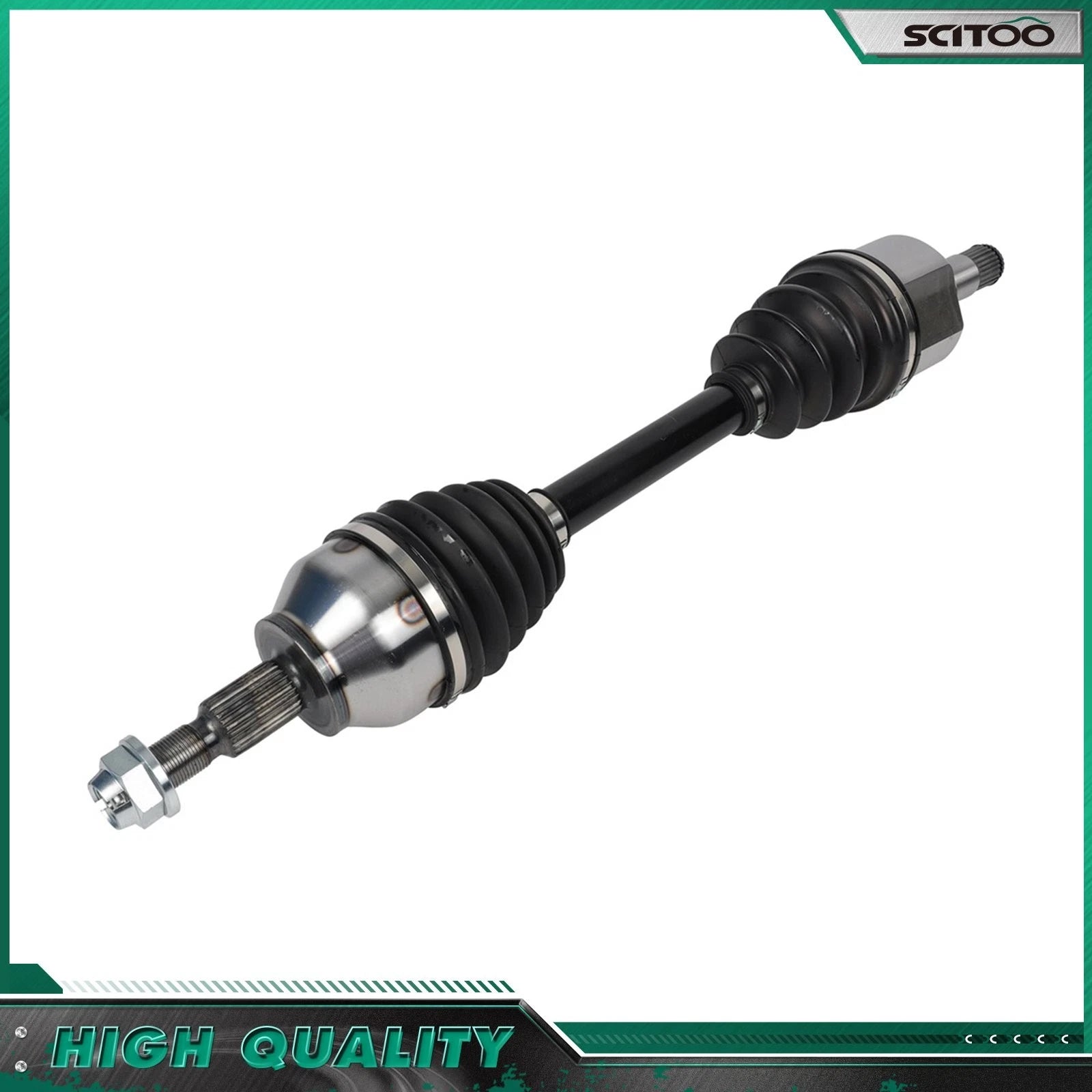 Front Left CV Axle Assembly for Ford Focus 2.0L 2013–2018, 2.3L 2016–2017