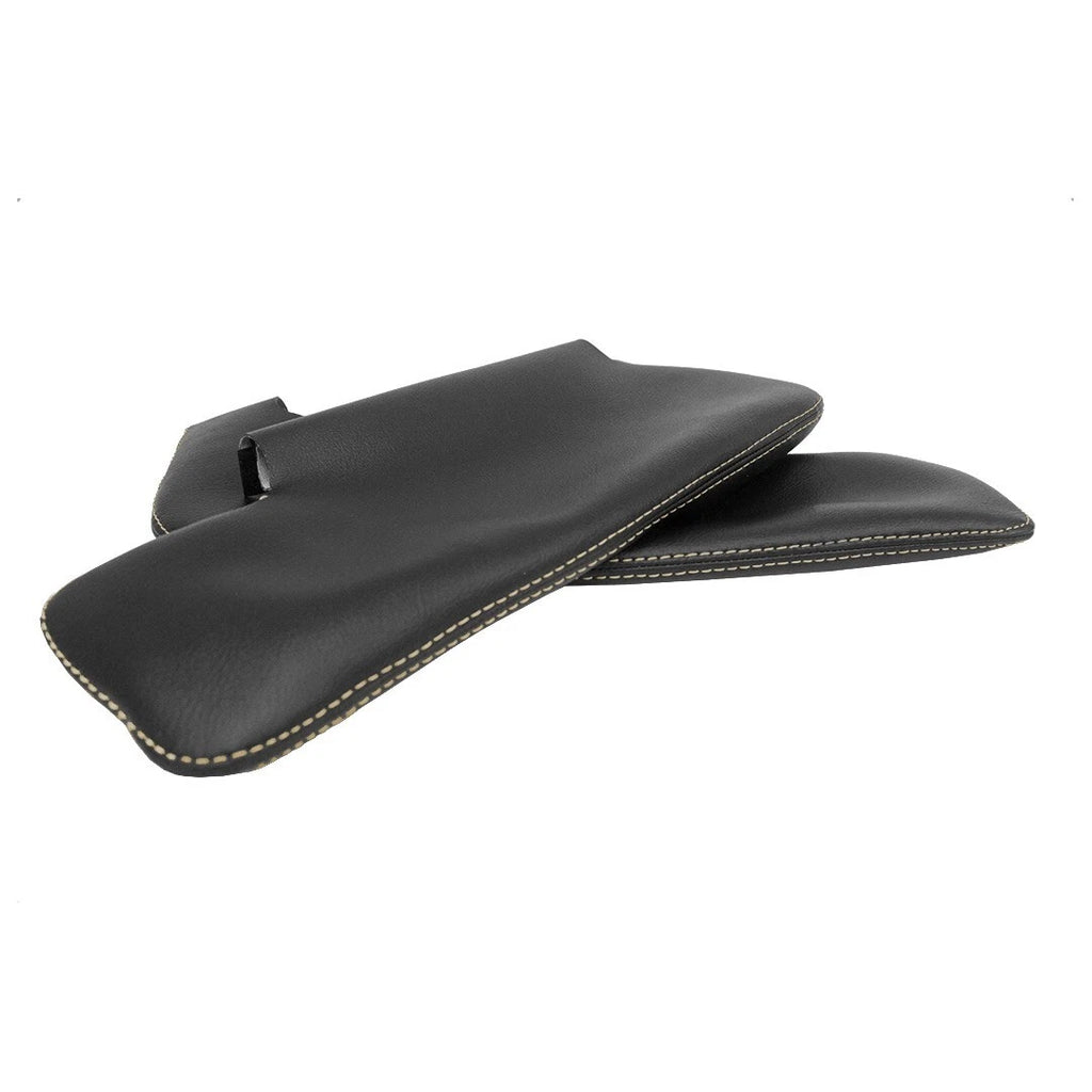 Sunvisor Covers for Ford Mustang (2005–2009) Beige PVC Leather