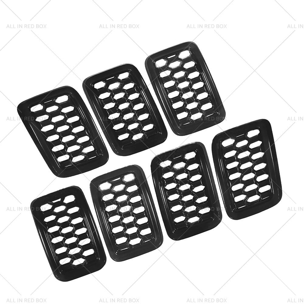 Front Grill Mesh Covers Inserts for Jeep Grand Cherokee (2017–2022)