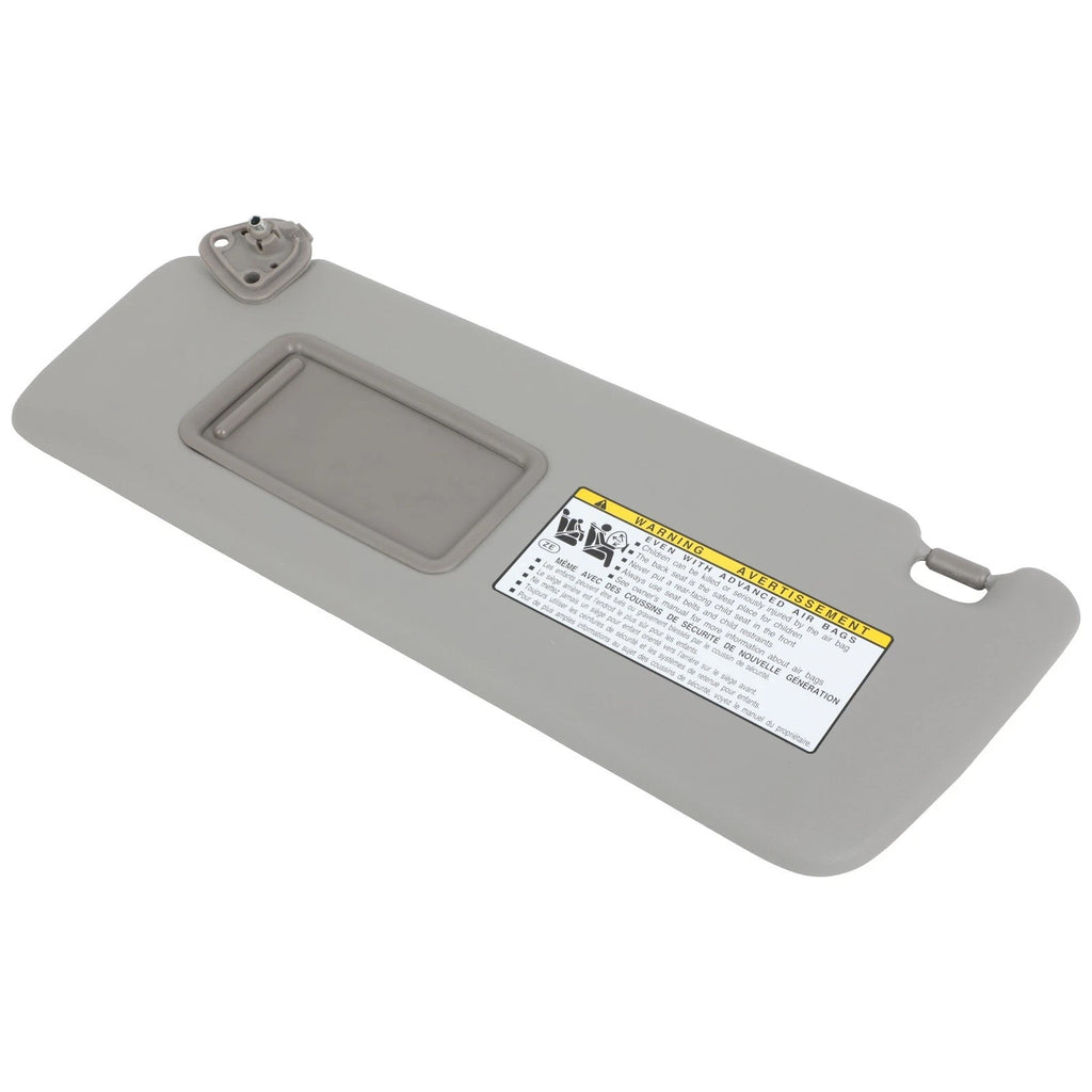 Driver Left Side Gray Sun Visor for Toyota Highlander (2004–2007)