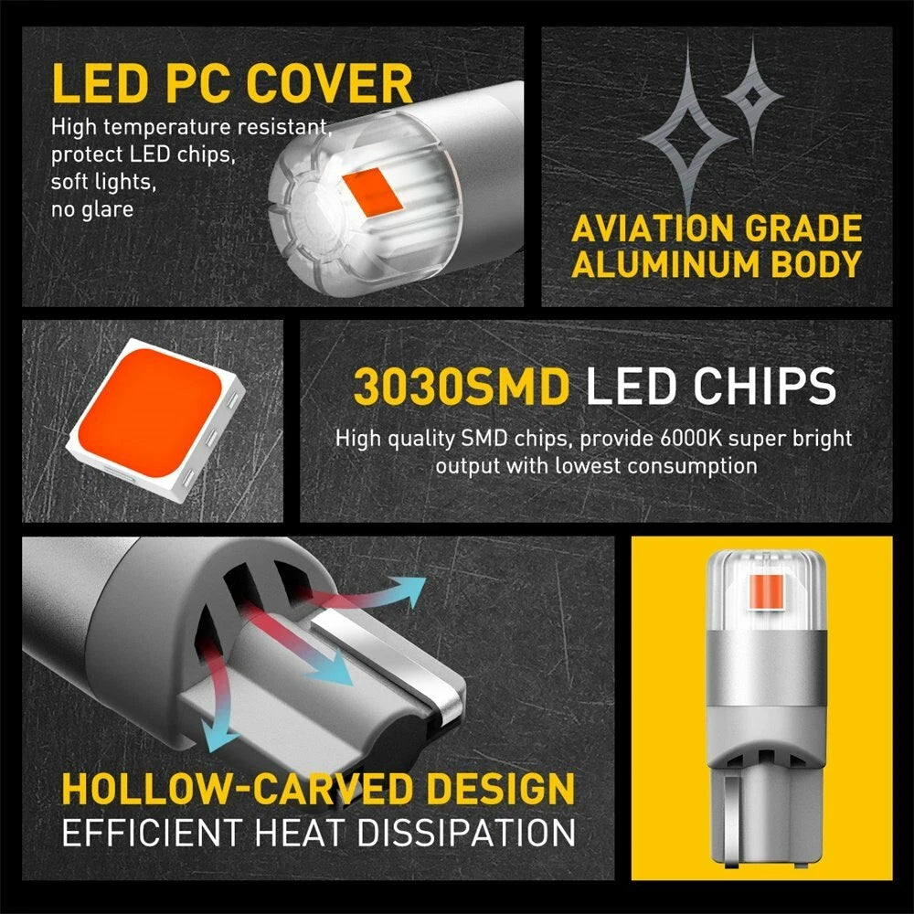 2X LED Interior Dome Trunk Map Door Light Bulbs for AUXITO (YYYY–YYYY)