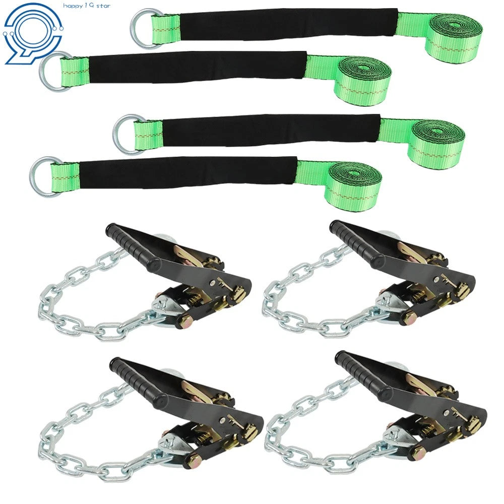 Set of 4 Tie Down Chain Anchors for Lasso Car (Universal)