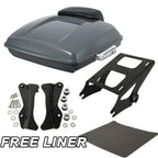 Razor Trunk Backrest Mount for Harley Touring (2014–2026) Gunship Gray