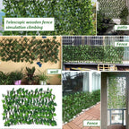 Artificial Ivy Fence Screening for Garden Privacy (Expanding Trellis)