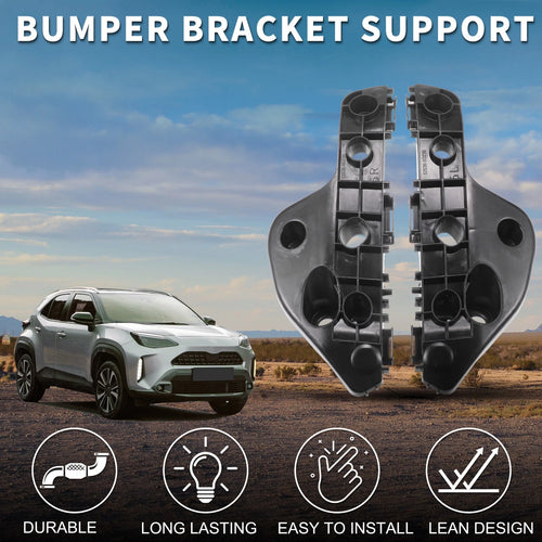 1 Pair Front Bumper Retainer Bracket No. 525360D230/525350D230 for Toyota Yaris (2012–2020)