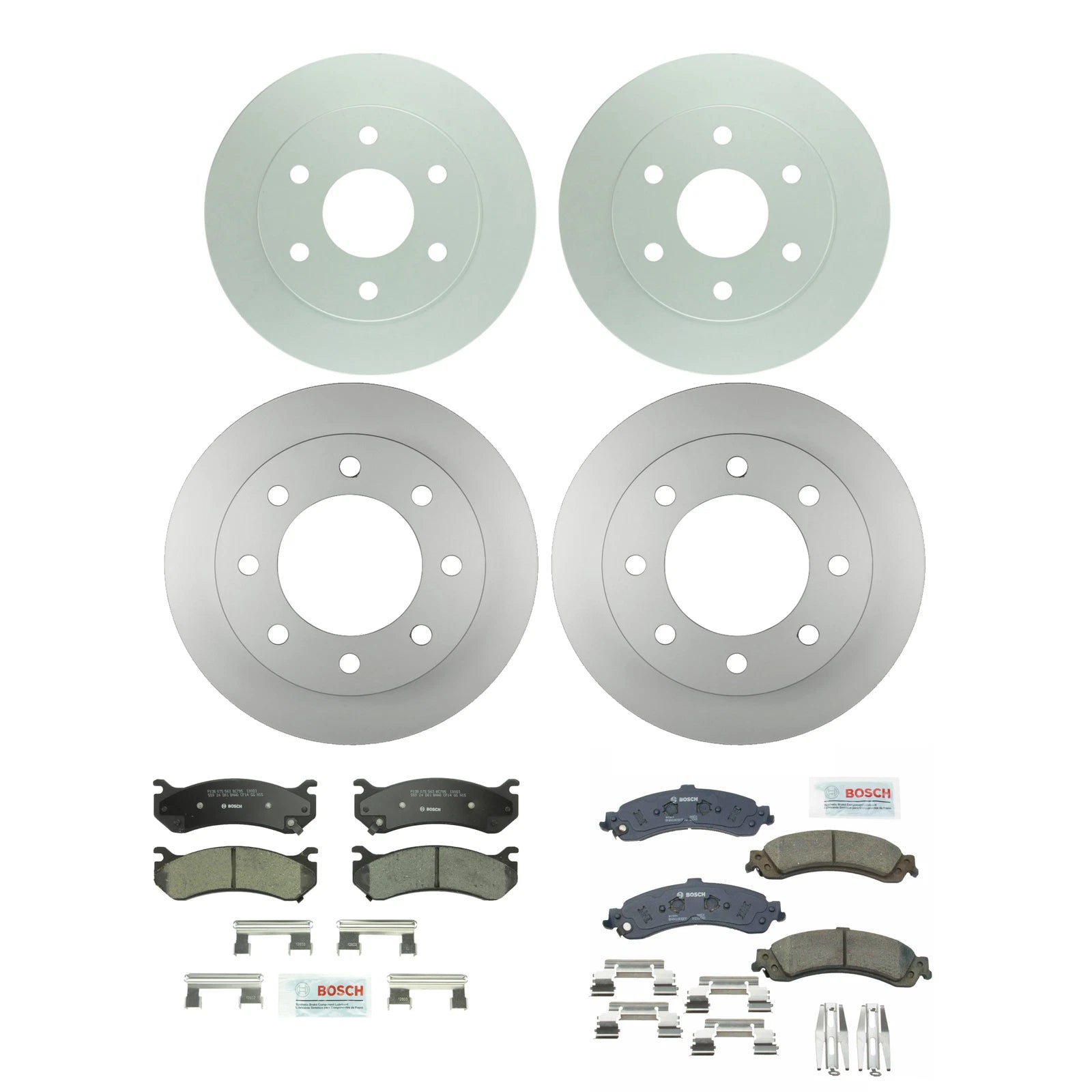 Brake Kit Disc Rotors & Ceramic Pads for Chevy GMC (304.6mm & 330mm)