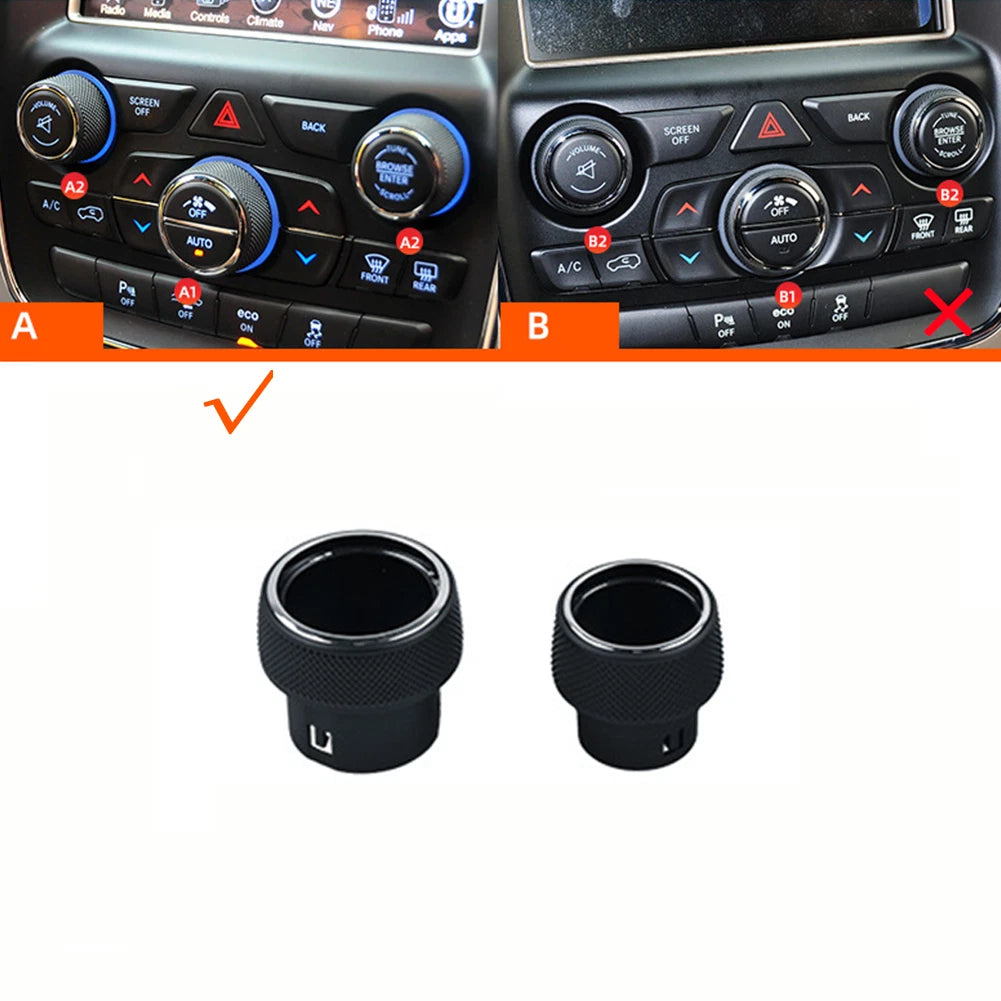AC Control Knob Radio Button for Grand Cherokee WK2 (2014–2021)