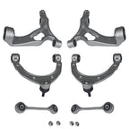 6PCS Control Arms w/ Ball Joints & Stabilizer Bar Link for Audi Q7 (2011–2015)
