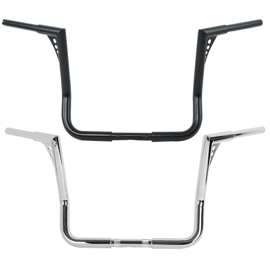 Chrome/Black 14" Ape Hanger Handlebar for Harley Street Glide (1982–2024)