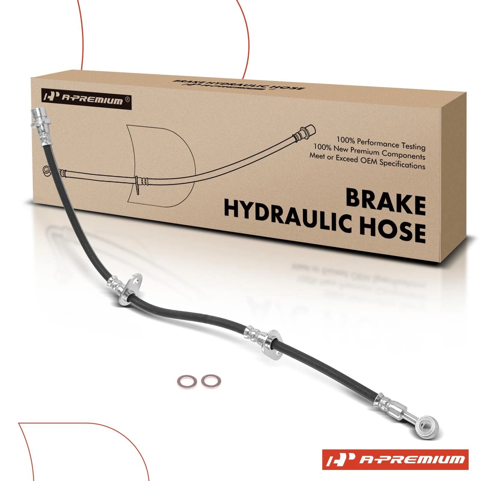 Front Left Brake Hydraulic Hose for Honda S2000 (2000–2005)