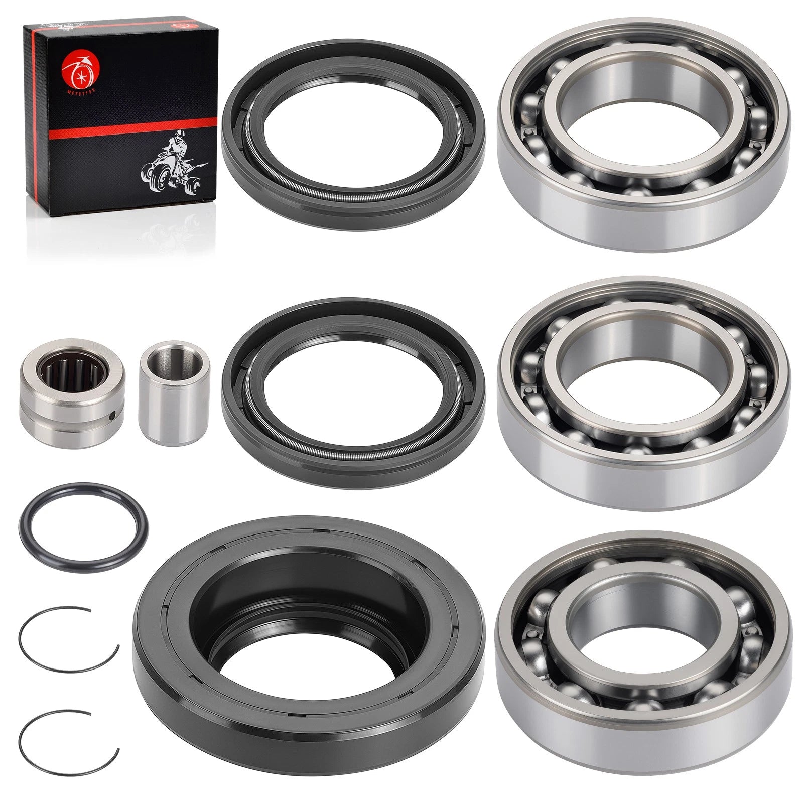 Rear Differential Oil Seal & Bearing Kit for Honda Foreman 400 450 (2000–2006)