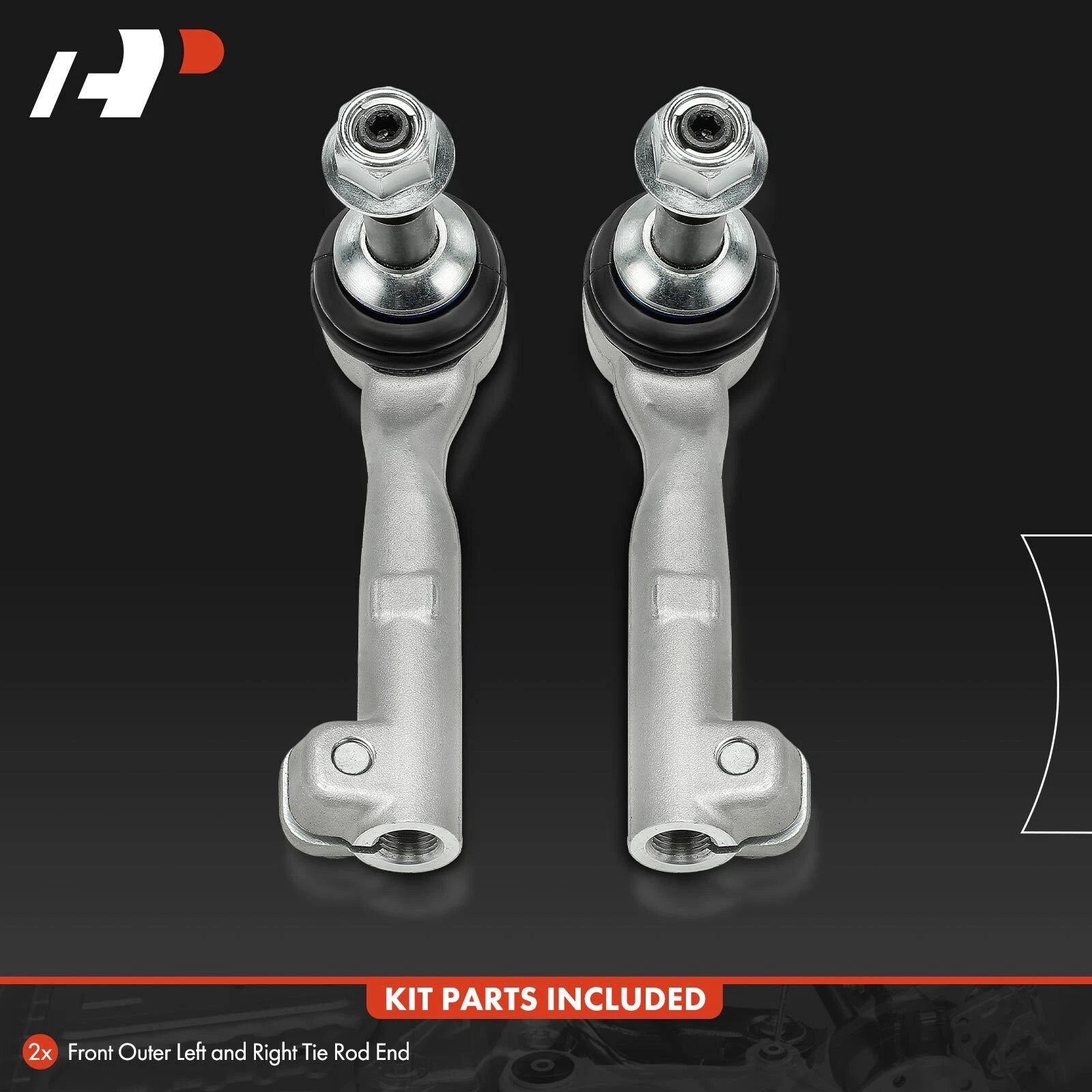 2Pcs Front Outer Tie Rod End for BMW 330i xDrive, 430i xDrive (2019–2024)