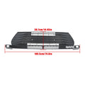 Front Grille for Toyota Sienna (2021–2023) W/ Camera Hole, Sensor Hole, Gloss Black
