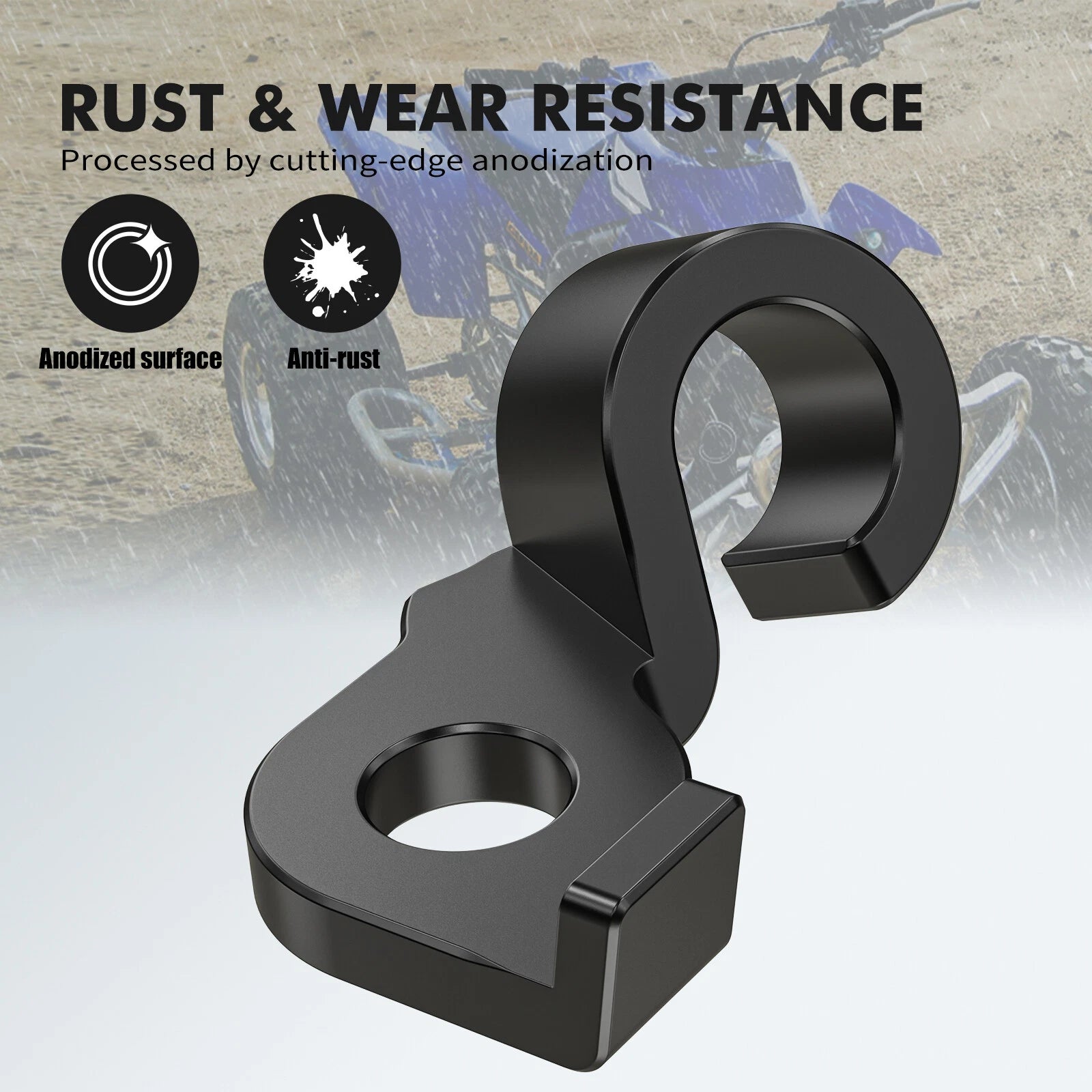 Clutch Cable Bracket Holder for Yamaha Blaster YFS200 (2000–2006) #10V-1131E-00 Black