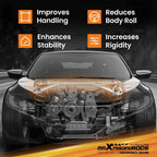 Front Upper Strut Bar for BMW 3 Series E46 (1998-2005)