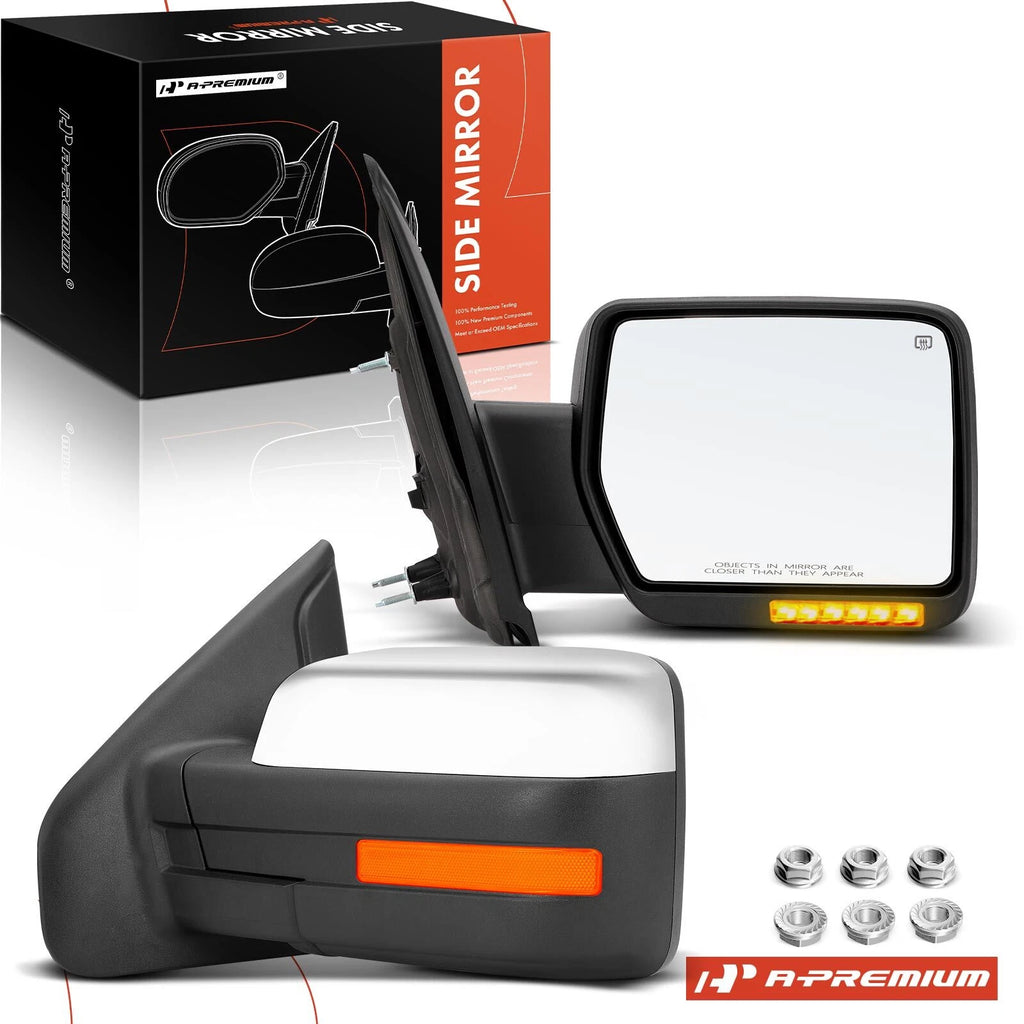 Power Mirrors Pair with Signal & Heat for Ford F150 (2004–2014)
