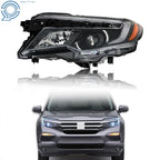Left Headlight with LED DRL for Honda Pilot Ridgeline (2016–2020)